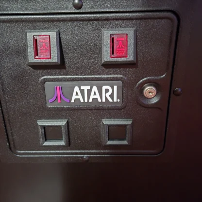 Atari Plate with color sweeps