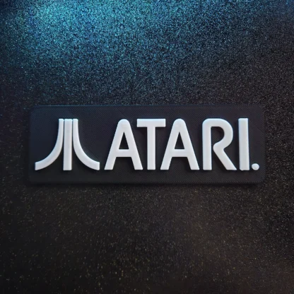 White Atari Plate